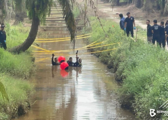 Telefon pintar Nur Farah ditemui dalam parit