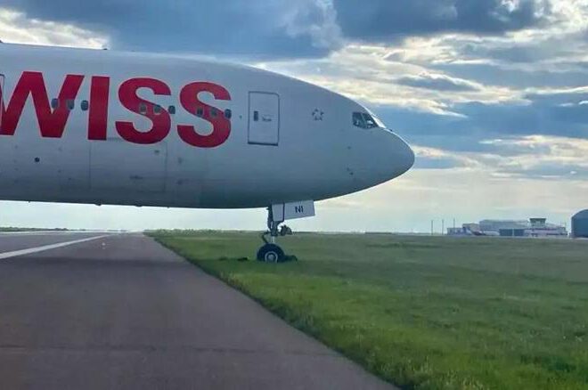 Boeing 777 Swiss air mendarat cemas di Astana Khazastan