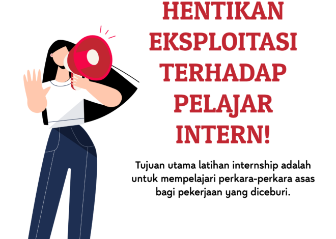 Majikan lanyak pelajar ‘intern’, kerah kerja hampir 16 jam sehari